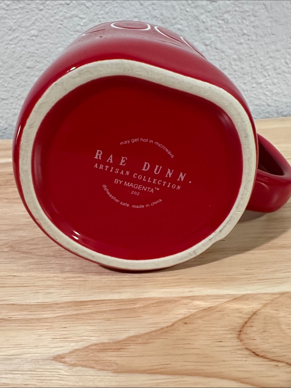 Red Rae Dunn “Cocoa” Mug - Picture 5 of 7
